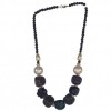 Swanky Contemporary Stone And Bead Necklace